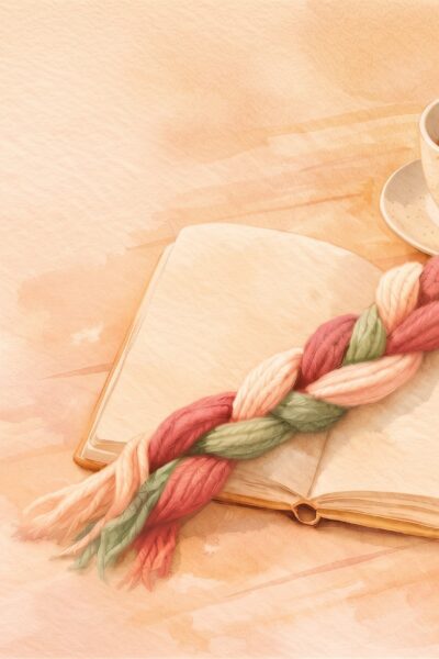 Agenda aperta, tazza calda e tre fili intrecciati: come organizzare il tempo partendo da mente, cuore e bisogni